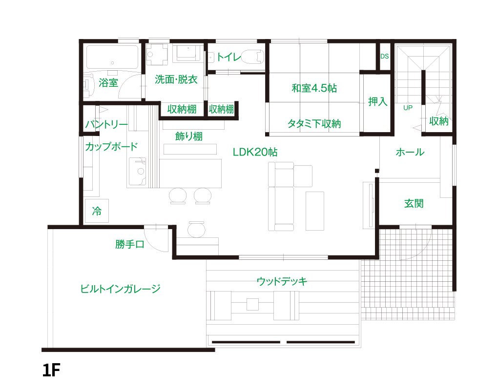 渡邊工務店　「マッハ空間」-Cube-1F
